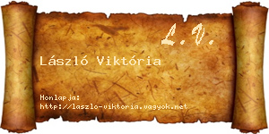 László Viktória névjegykártya