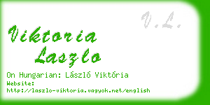 viktoria laszlo business card