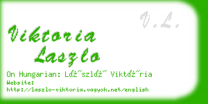 viktoria laszlo business card